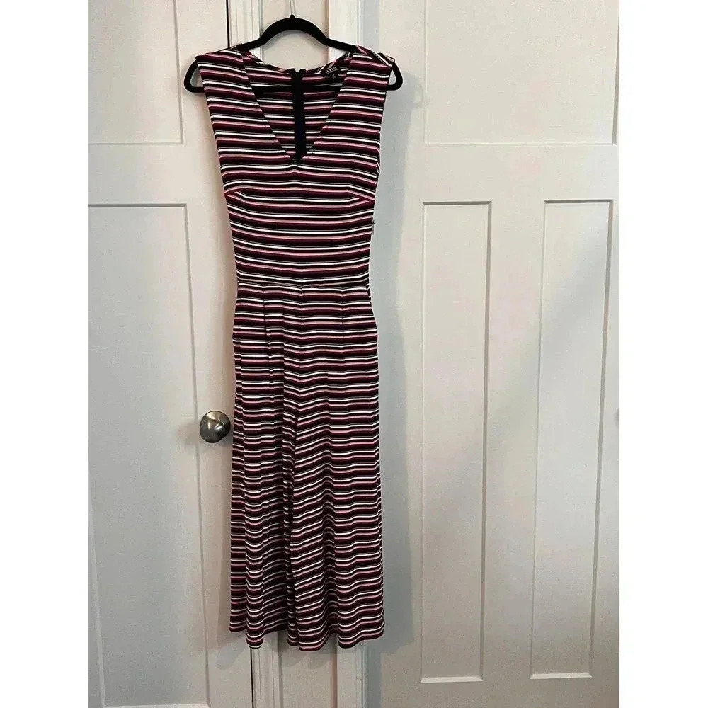 ANA playsuit  romper size medium NWT striped and stretchy